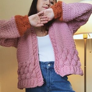 Cardigan Wool Handmade